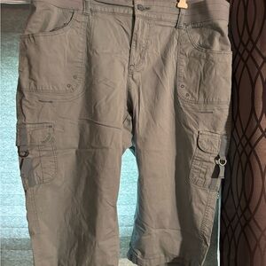 Lee Men's Charcoal Cargo Pants